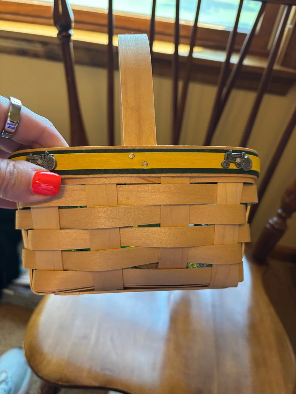 Signed Longaberger John Deere Basket Set